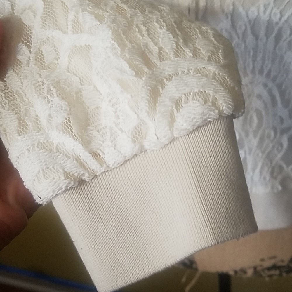 Lacy lined baseball jacket - Picture 3 of 4